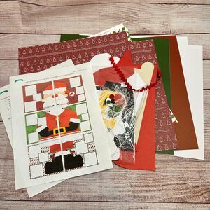 Christmas/ Santa 6 Page Layout Kit by Treasure Box - Scrapbooking, Kits, Layout